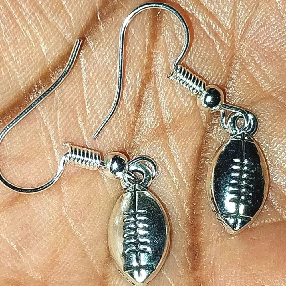 Super cute football sports earrings for women and kids